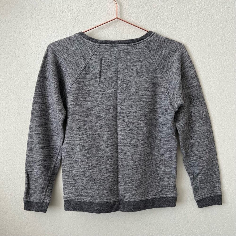 Everlane marled gray sweatshirt long sleeve - Picture 3 of 5